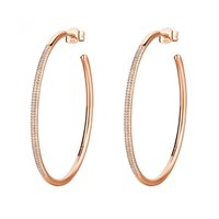 Orecchini Rosato Donna Bianca in Argento Zircone RZBI49 - RZBI49